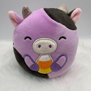 Candy Corn Alexie the Cow Squishmallows Purple Halloween Squad 4in (SKU: 622TO)